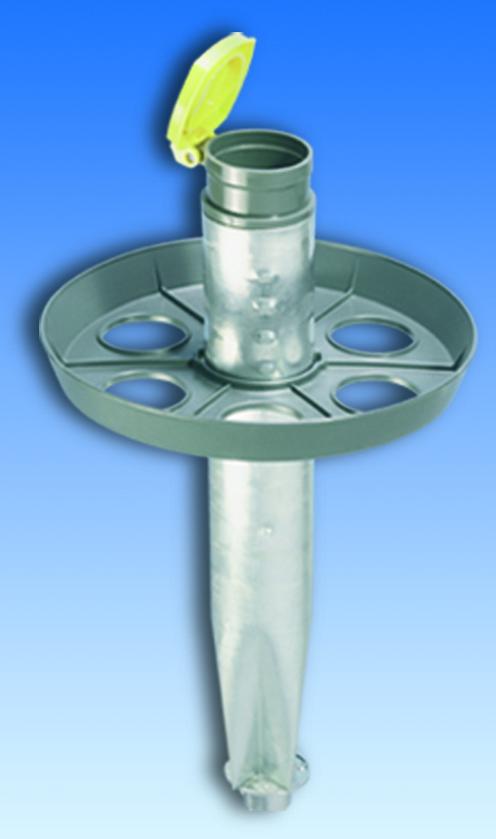 The Stewi Soil Ground Socket for Rotary Clotheslines is Cement-Free