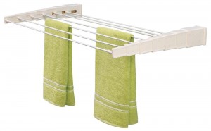 Household Essentials Telescoping Wall Mount Drying Rack