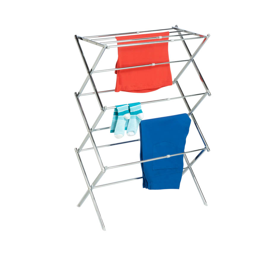 Expandable Drying Rack, Chrome - Urban Clotheslines