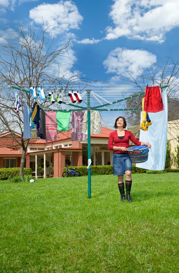 Hills Rotary 7 Umbrella Clothesline Urban Clotheslines