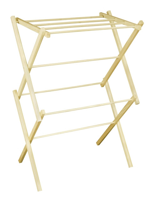 Portable Wooden Clothes Drying Rack - 302 - Urban Clotheslines