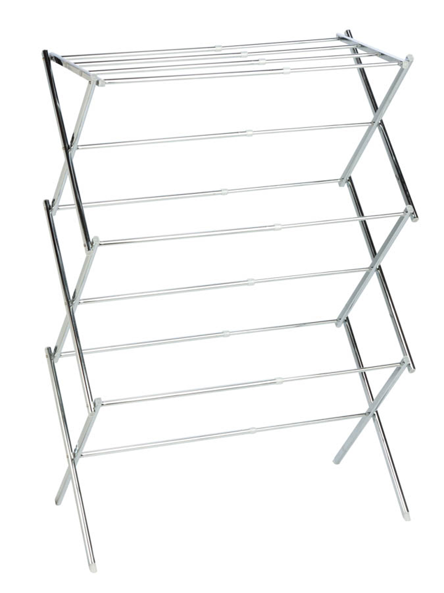 Expandable Drying Rack, Chrome - Urban Clotheslines