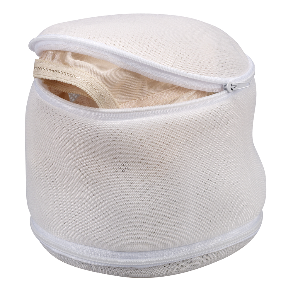 Bra Wash Bag 2-Sided - White Polyester
