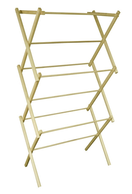 Portable Wooden Clothes Drying Rack 303 Urban Clotheslines