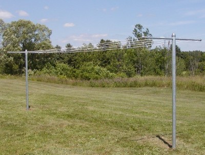 Heavy Duty T-Post Clothesline Poles